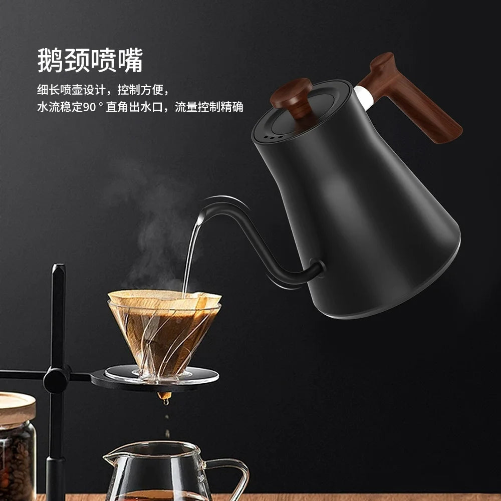 Intelligent Variable Frequency Constant Temperature Control Pour Over Coffee Pot Long Spout Tea Brewing Special