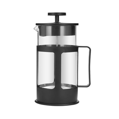 Hand filter press teapot glass tea maker, milk bubble press teapot coffee filter cup holder